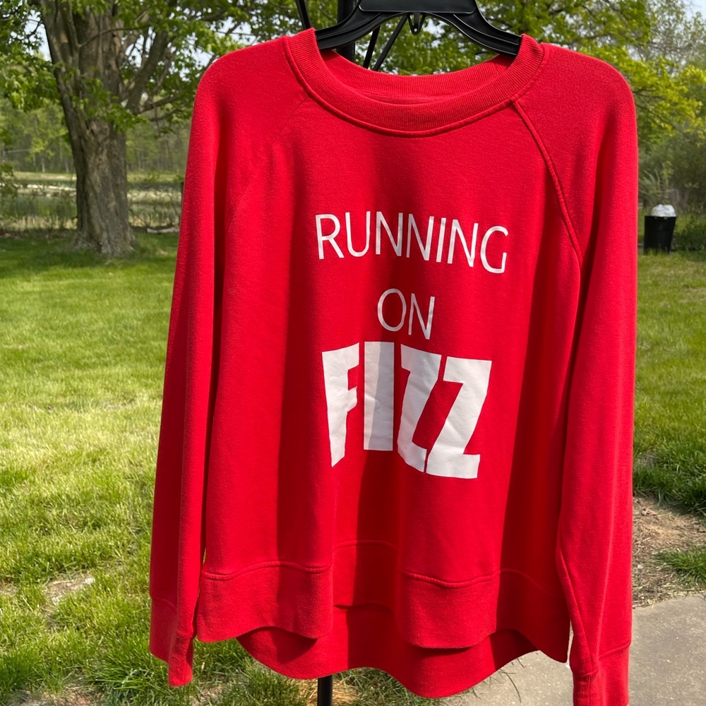 Running On Fizz Crewneck Super Soft Top Size XXL